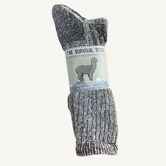 Alpaca Survivalist Sock